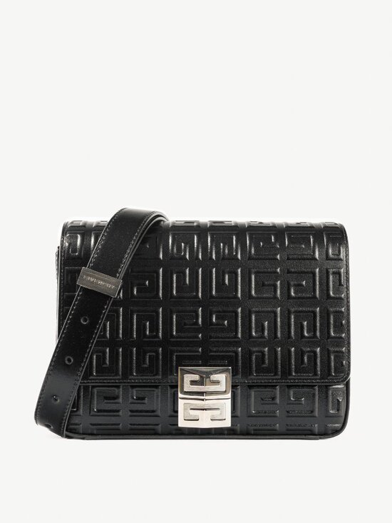 Givenchy Medium 4G Black Embossed Crossbody - Picture 1 of 12